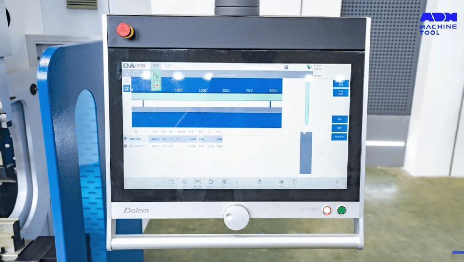 Control CNC Delem en prensa dobladora para programación del proceso de doblado