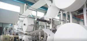 Máquina Machinery para la producción de cubrebocas