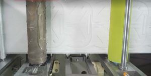 Máquina de línea de producción seminautomática para cubrebocas