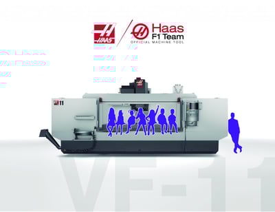 Centro de maquinado Haas VF-11.