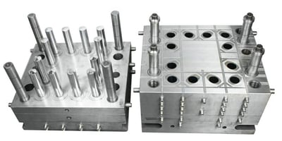 Moldes para instrumental médico de plástico